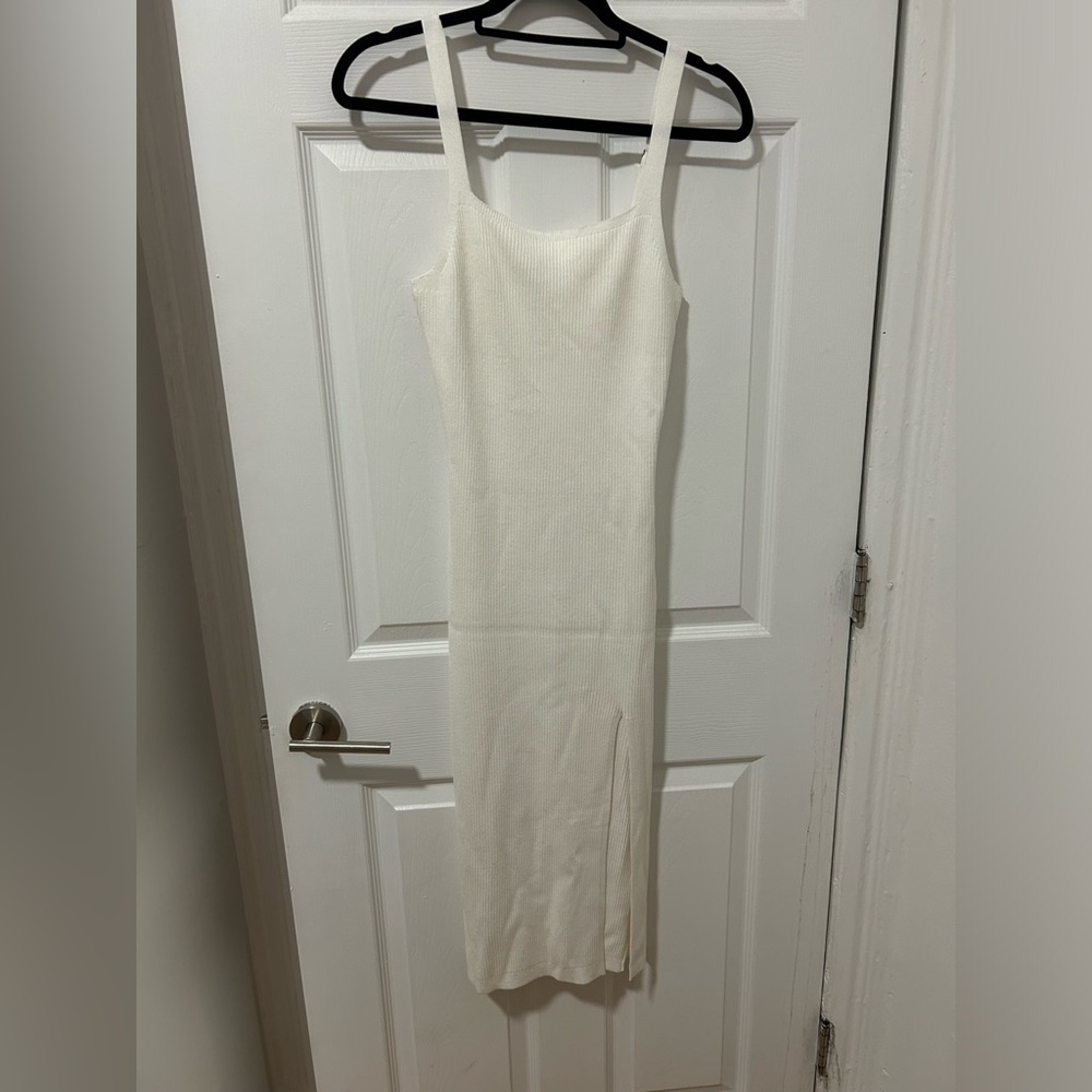 Ribbed Midi Dress